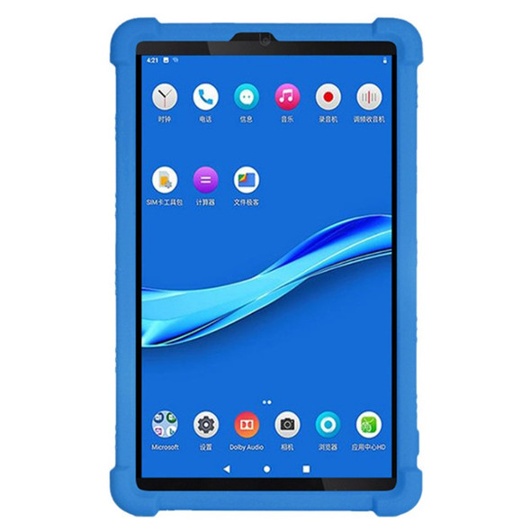 For Lenovo Tab M8 (FHD) TB-8505 / TB-8705 Kickstand Silicone Tablet Case Anti-Slip Kids Friendly Shockproof Soft Cover (Color=Multi-color) - Open Box (GRADE A)