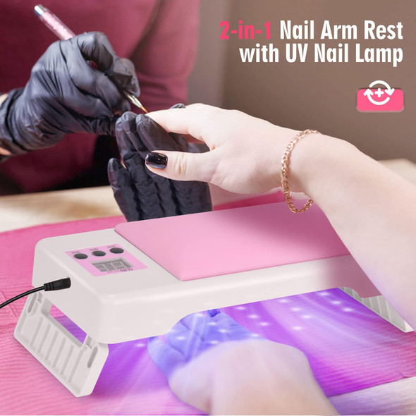 2 in 1 Nail Lamp with Cushion