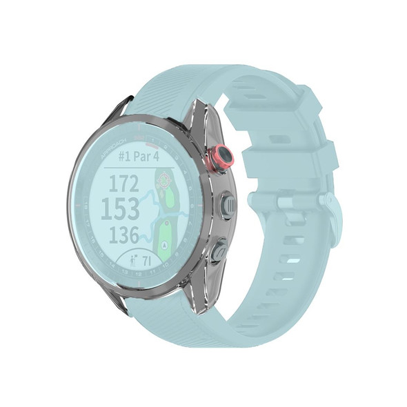 Garmin Approach S62 Transparent TPU Silicone Watch Case(Transparent White)