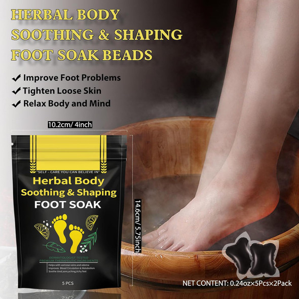 4 Piece Herbal Body Detox Foot Soak