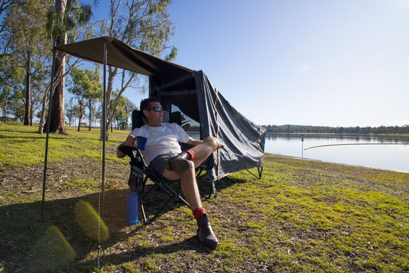 OZtrail Easy Fold BlockOut Stretcher Tent – Single