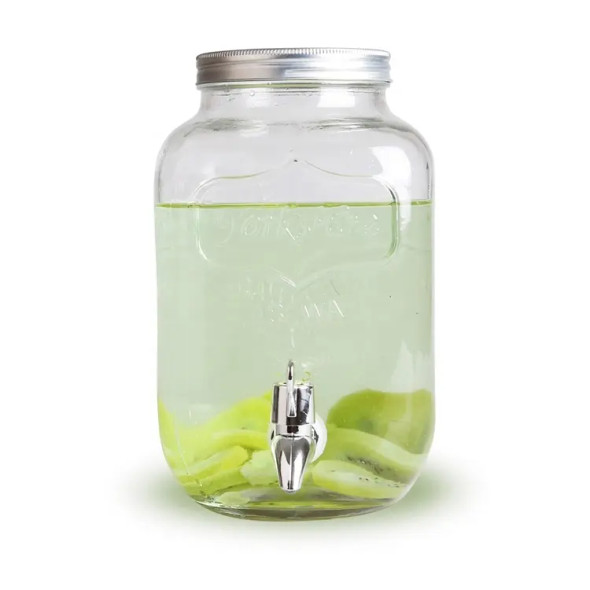 Glass Storage Jar With Tap 4L