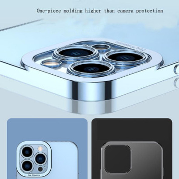 Electroplating High Transparent TPU Phone Case - iPhone 14(Purple) - Open Box (Grade A)