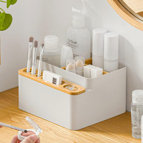 Versatile Desk and Stationery Organiser - ABS & Bamboo