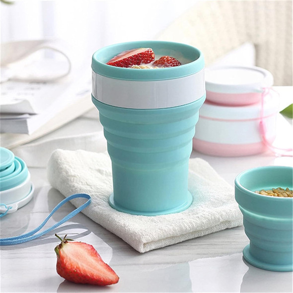 Portable 2 Piece Collapsible Travel Cup - Eco-Friendly & Reusable