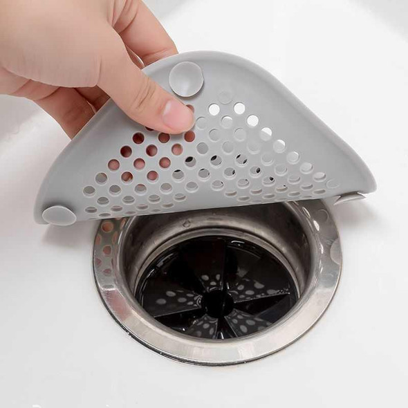 Floor Drain Pad With Suction Pad Kitchen Bathroom Anti Clogging Hair Strainer Sewer Floor Drain Plugs(Black)