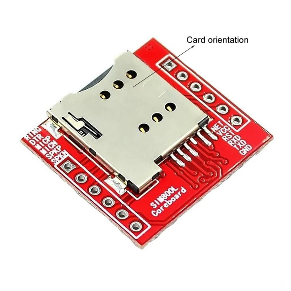 SIM800L GPRS Adapter Board GSM Module Micro SIM Card Core Board GSM Mod(With Antenna)