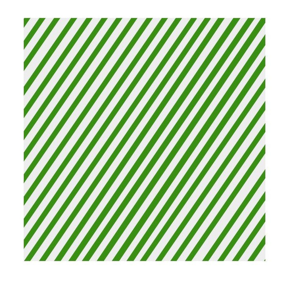 100sheets / Pack Striped Baking Greaseproof Paper Food Placemat Paper, size: 30x30cm(Green)