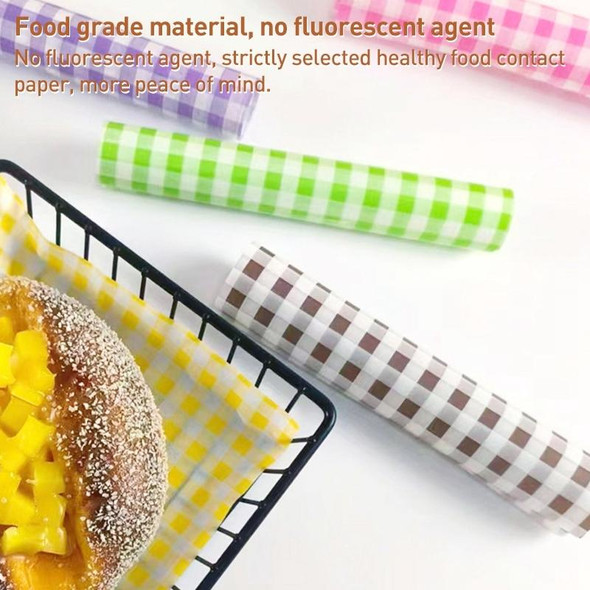 100sheets / Pack Square Baking Greaseproof Paper Burger Sandwich Liner Paper, size: 22x22cm(Yellow)