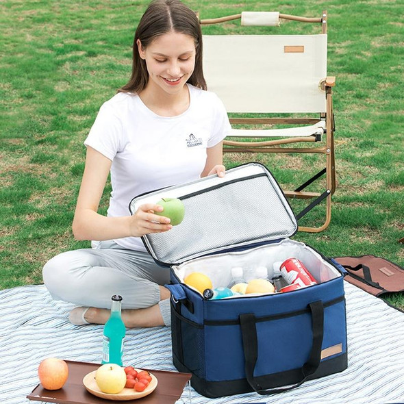 Outdoor Portable Thickened Waterproof Food Ice Pack Storage Bag Foldable Car Refrigerator Insulation Box, Capacity: 10L