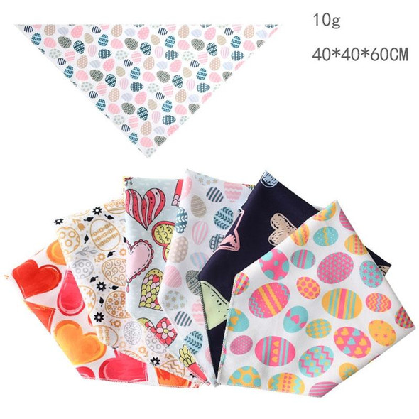 Cute Pet Triangle Towel Bib Cartoon Cats And Dogs Drool Towel Scarf, Style: 11