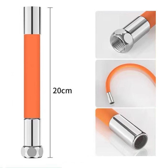 Faucet Splash-proof Universal Bending Shaping Extension Tube, Length: 20cm