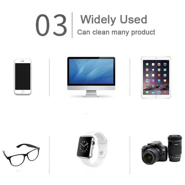 5pcs /Set Suede Glasses Cleaning Cloth Computer Cell Phone Screen Cleaning Wipe 14.5 x 17.5cm(Random Color)