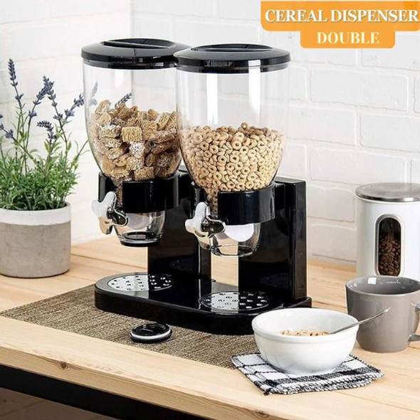 2L Cereal Dispensers -White, Dual