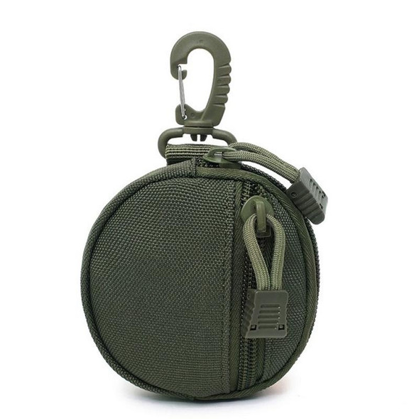Pocket Portable Mini Coin Bag Key Ring Waist Bag(Army Green)