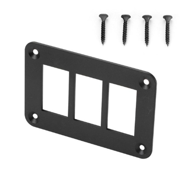 Road Aluminum Rocker Switch Panel Housing Bracket for Narva Type Boats Automotive Switch Parts, Specification: 3 Holes