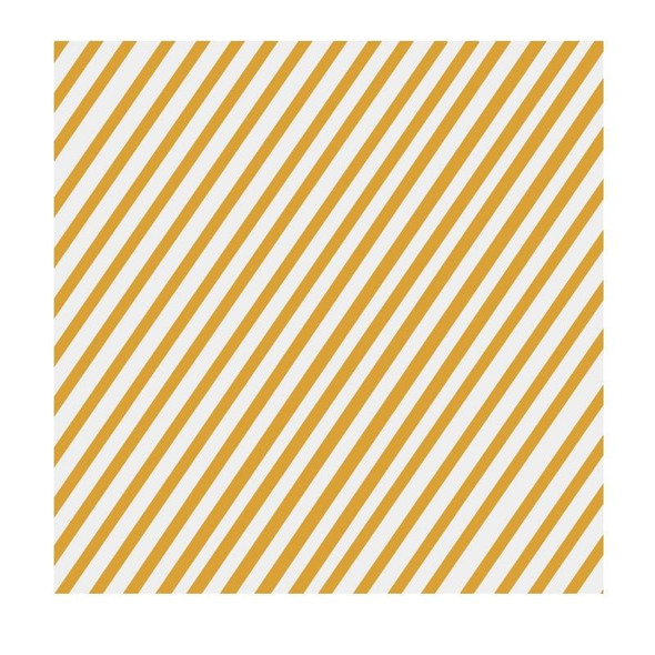 100sheets / Pack Striped Baking Greaseproof Paper Food Placemat Paper, size: 30x30cm(Orange)