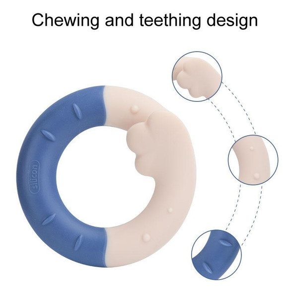 Wave Anti-Feeding Childrens Teether Baby Teething Teether Silicone Toys, Model: Cloud