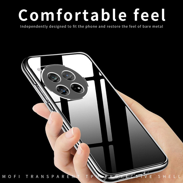 For OnePlus Ace 3 MOFI Ming Series Transparent Ultra-thin TPU Phone Case(Transparent)