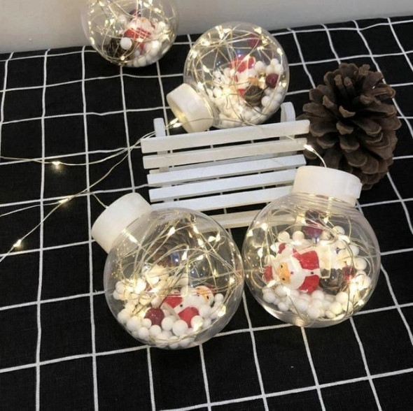 10 Bulb Christmas Character Snow Globe String Lights