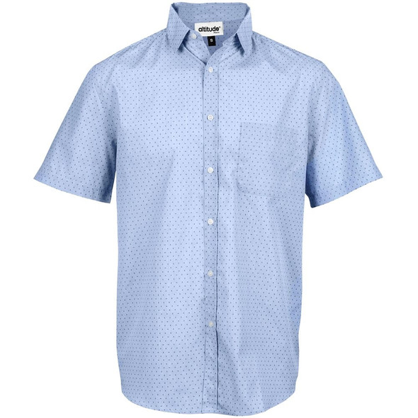 Mens Short Sleeve Duke Shirt – Light Blue