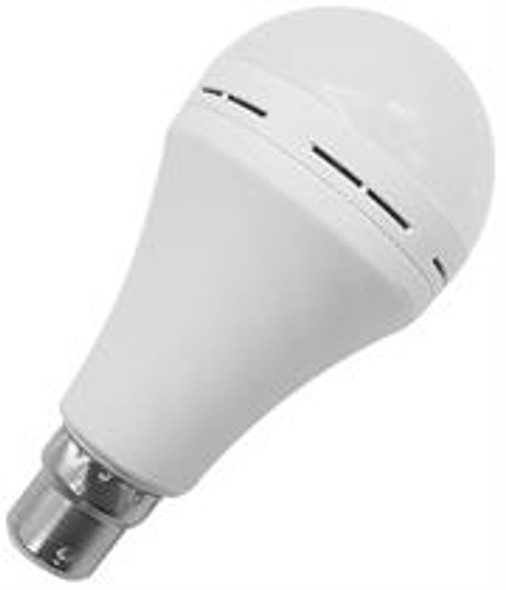 Noble Pays Rechargeable Emergency LED Light Bulb With Battery, Fixture Type Bayonet B22, A60 LED Bulb,9 Watts, 700 Lumen, Battery Capacity 1500mA, Lighting Time Up to 4 to 5 Hours, Retail Box 6 Months Warranty