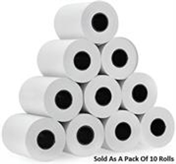 Postron Thermal 57mm X 40mm Credit Card Paper 10 Rolls Per Pack, Standard 60gsm Grammage , Paper length 12 Metres , For Use With Credit Card Speed Point Terminals, , No Warranty