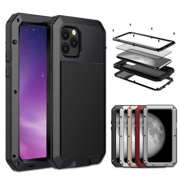 iPhone 11 Metal Armor Triple Proofing Protective Case(Black)