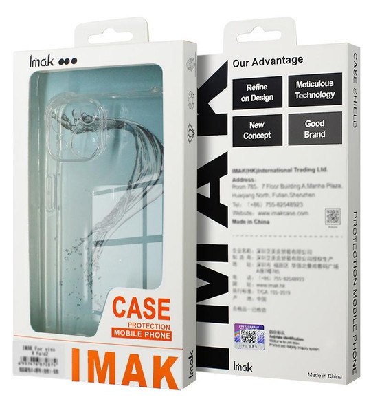 For Realme 11 5G / 11x 5G / C67 5G Global imak Shockproof Airbag TPU Phone Case(Transparent)