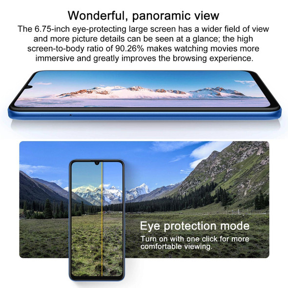 HUAWEI Enjoy 70z, 8GB+256GB, Side Fingerprint Identification, 6.75 inch HarmonyOS 4.0 Octa Core 2.4GHz, Network: 4G, Not Support Google Play(White)