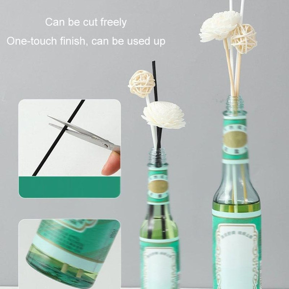 50pcs /Box 3mmx30cm Rattan Aromatherapy Stick Floral Water Diffuser Hotel Deodorizing Diffuser Stick(Wood Color)