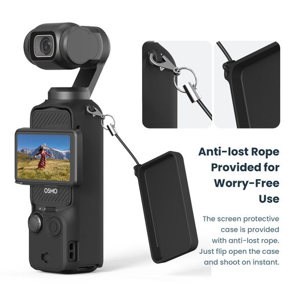 For DJI Osmo Pocket 3 AMagisn Silicone Protection Case Movement Camera Accessories, Style: 5 In 1 Gray