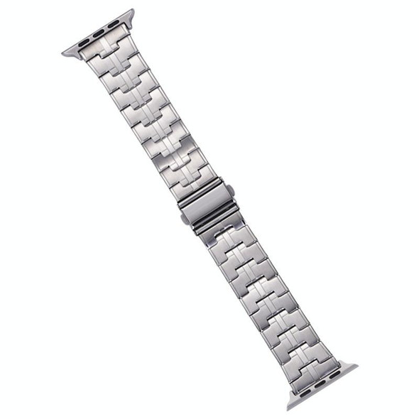 For Apple Watch Ultra 2 49mm Stainless Steel Watch Band(Silver)