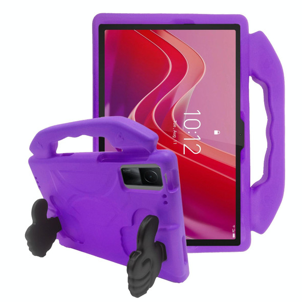 For  Lenovo Tab M11 /Xiaoxin Pad 11 2024 Thumb Bracket EVA Shockproof Tablet Case(Purple)