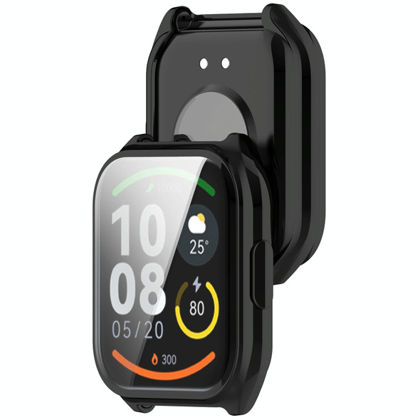 For Xiaomi HayLou Smart Watch 2 Pro Full Coverage TPU Electroplated Watch Protective Case(Black)