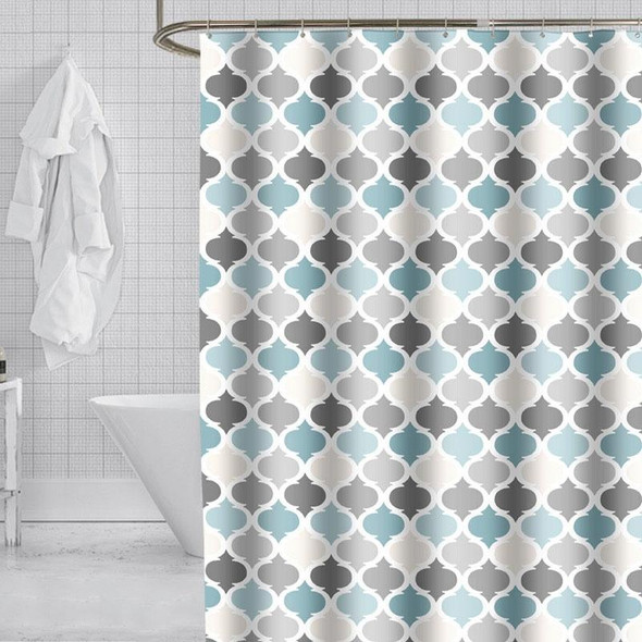 100x180cm Simple Thickened Waterproof Shower Curtain Polyester Bathroom Curtain Fabrics