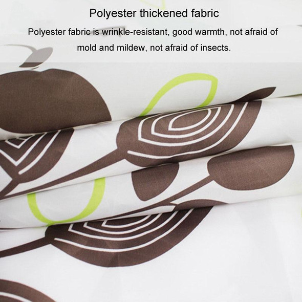 100x200cm Leaf Printed Waterproof Shower Curtain Thickened Polyester Bathroom Curtain Cloth