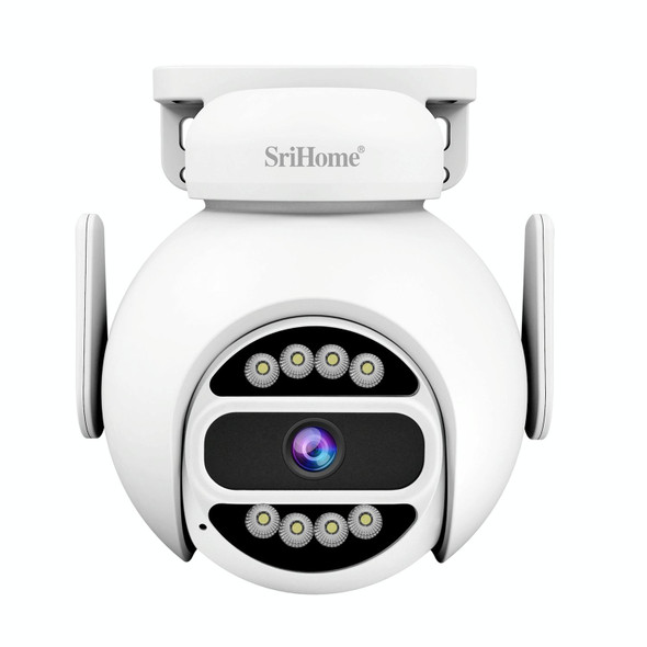 SriHome SH047 4MP IP66 Waterproof Motion Detection Night Vision WiFi HD Camera(UK Plug)
