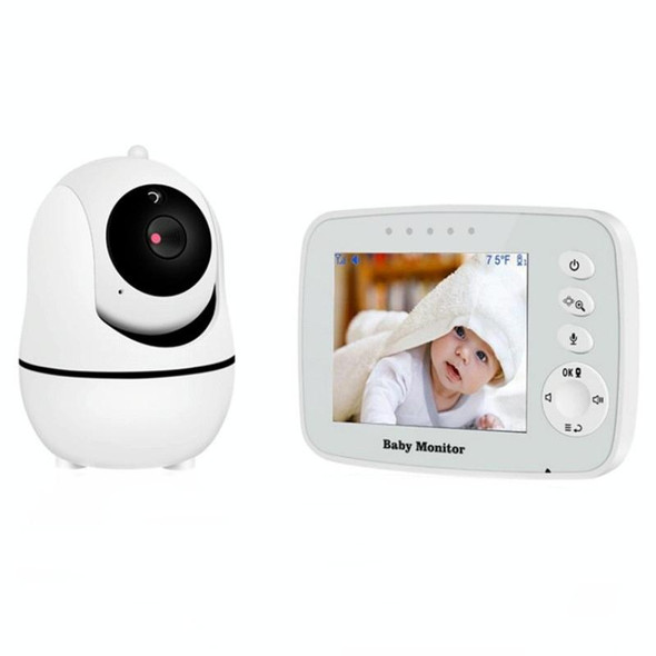 SM32PTA Two-Way Audio Night Vision Surveillance Camera 3.5 inch Baby Monitor(EU Plug)