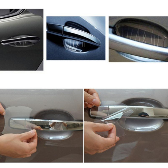 2sets Car Transparent Handle Protection Film(5pcs /sets)