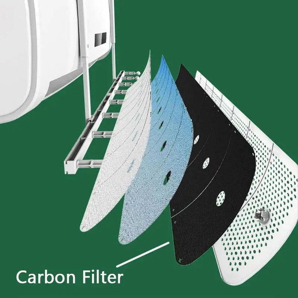 Air Conditioner Windshield Anti-Direct Blowing Air Vent Block Wall Mounted Universal Air Guide Cover, Model: 20x90cm Carbon Filter  