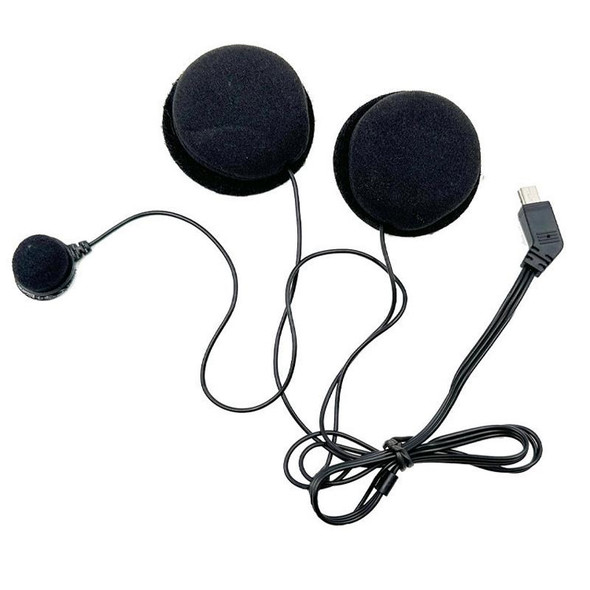 HD Noise-Proof Helmet Intercom Headset Microphone(10Pin Plug+Single Microphone+Double Speaker)