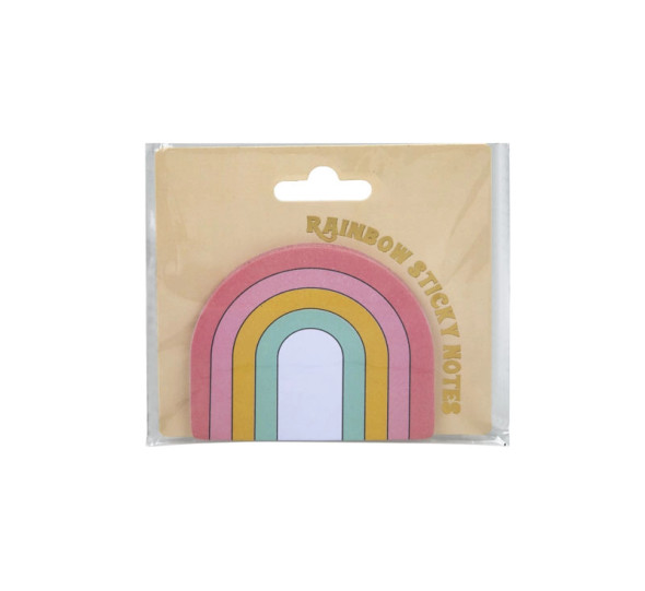 Novelty Self Stick Rainbow Note Pad