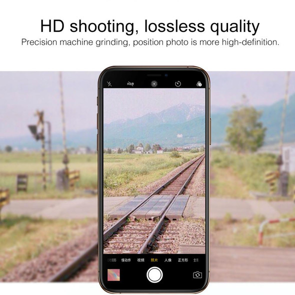 2 PCS 2.5D Back Camera Lens Tempered Glass Film for iPhone 11