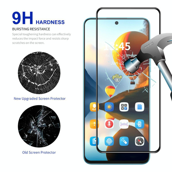 For OnePlus 10T 5G / Ace Pro 5G 10pcs ENKAY Full Glue High Aluminum-silicon Tempered Glass Film