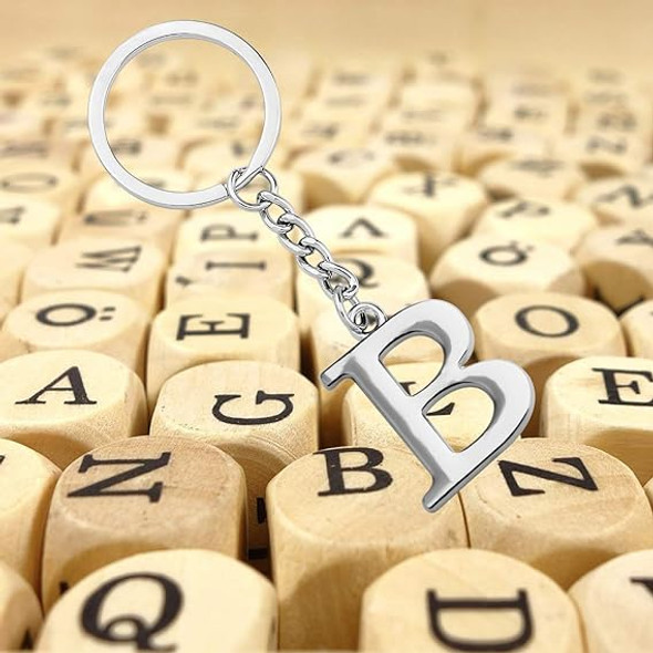 Alphabetic Letter Keychain