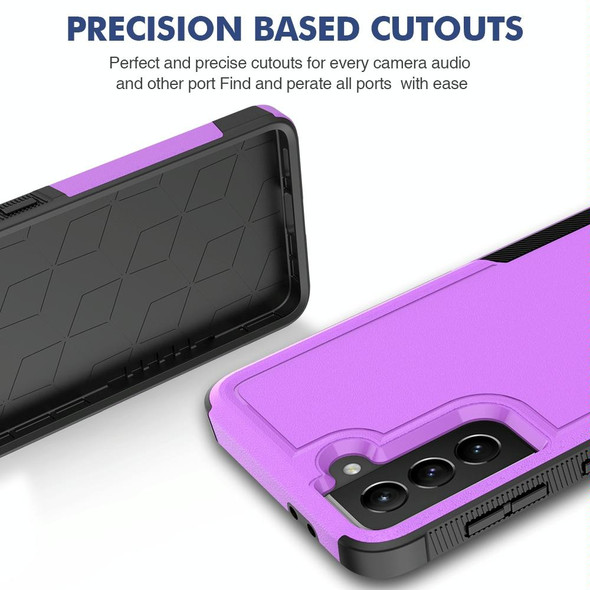 For Samsung Galaxy S21+ 5G 2 in 1 PC + TPU Phone Case(Purple)