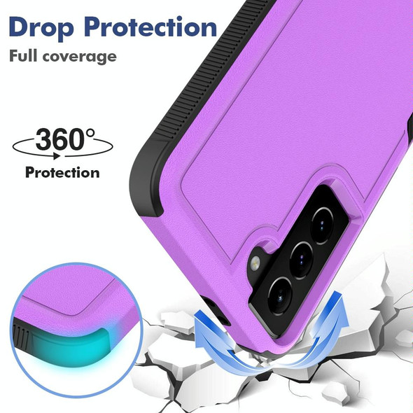 For Samsung Galaxy S21+ 5G 2 in 1 PC + TPU Phone Case(Purple)