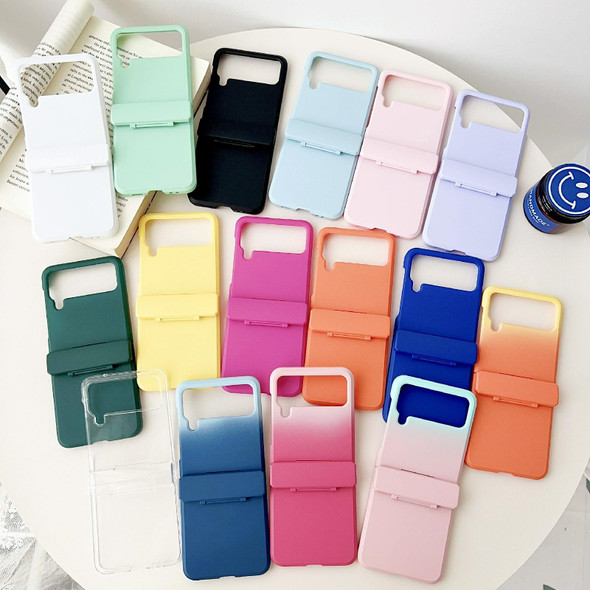 For Samsung Galaxy Z Flip3 5G Skin Feel PC Full Coverage Shockproof Phone Case(White)