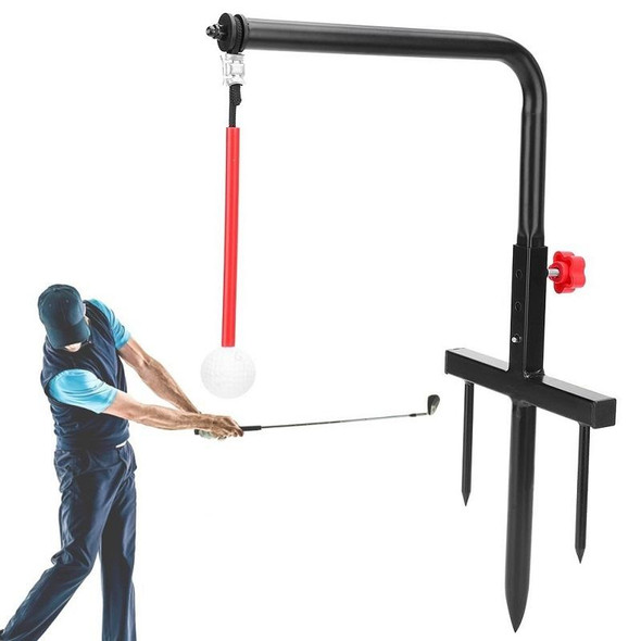 Golf Portable Indoor And Outdoor Swing Trainer(Black)